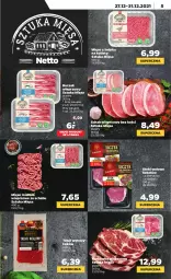 Gazetka promocyjna Netto - Gazetka spożywcza - Gazetka - ważna od 31.12 do 31.12.2021 - strona 5 - produkty: Mięso mielone, Sok, Sokołów, Tatar wołowy, Karkówka wieprzowa, Stek, Schab wieprzowy, Kotlet, Boczek, Mięso z indyka, Rostbef, Mięso, Boczek wieprzowy