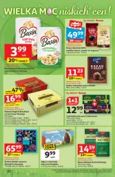 Gazetka promocyjna Auchan - WIELKA MOC Niskich Cen Hipermarket - Gazetka - ważna od 09.04 do 09.04.2025 - strona 24 - produkty: Earl Grey, Ser, BIC, Kawa ziarnista, Kawa mielona, Kawa, Czekolada mleczna, Mąka, Czekolada, Basia, Deser, Mąka pszenna, Jacobs, Herbata, Kakao, Fa