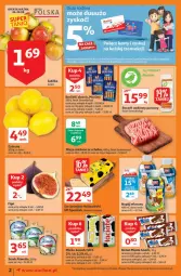 Gazetka promocyjna Auchan - Rysuje się przerwa na coś pysznego Moje Auchan - Gazetka - ważna od 01.09 do 01.09.2021 - strona 2 - produkty: Mięso mielone, Ser, Cytryny, Tran, Morliny, Boczek, Baton, Napój, Berlinki, Mięso, Monte, Jabłka, Mleko