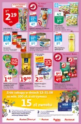 Gazetka promocyjna Auchan - Rysuje się przerwa na coś pysznego Moje Auchan - Gazetka - ważna od 01.09 do 01.09.2021 - strona 3 - produkty: Tchibo, Kawa rozpuszczalna, Sos, Zupa, Pasztet, Kawa, Lody, Tuńczyk, Knoppers, Olej rzepakowy, Mintaj, Dorsz, Olej, Lisner, Hortex, Fa