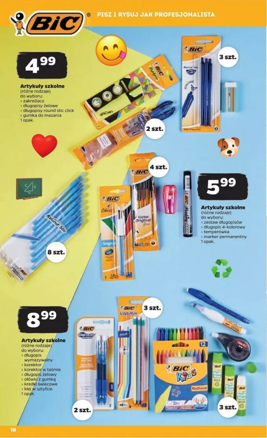 Gazetka promocyjna Netto - ważna 31.07 do 01.09.2023 - strona 10 - produkty: Długopis, Klej, Marker