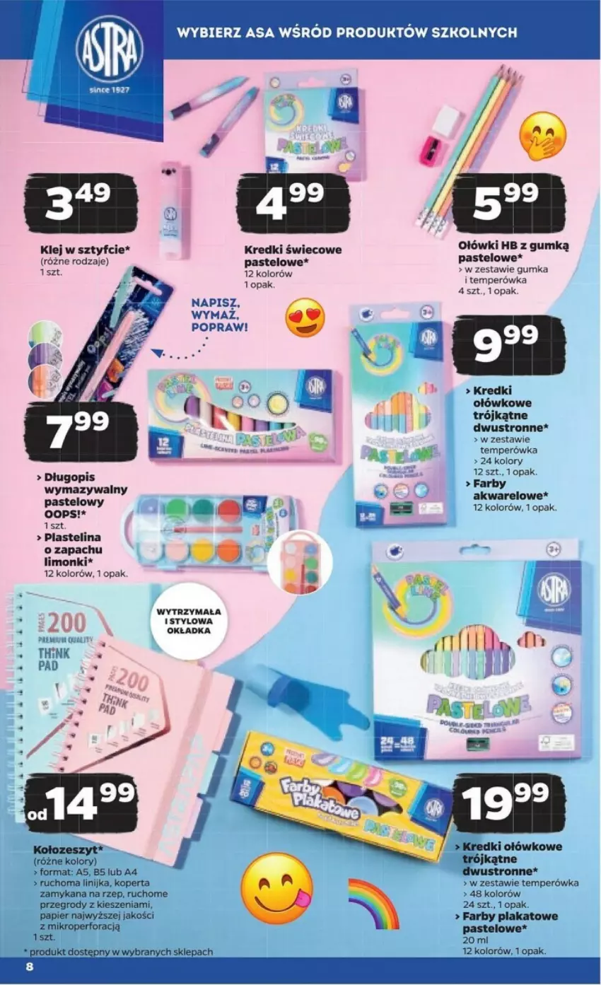 Gazetka promocyjna Netto - ważna 31.07 do 01.09.2023 - strona 23 - produkty: Długopis, Fa, Klej, Papier, Plastelina, Por