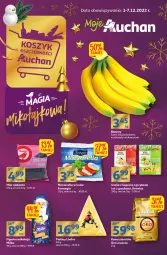 Gazetka promocyjna Auchan - Gazetka Magia Mikołajkowa Moje Auchan - Gazetka - ważna od 07.12 do 07.12.2022 - strona 1 - produkty: Mozzarella, Kawa ziarnista, Praliny, Lindor, Kawa, Milka