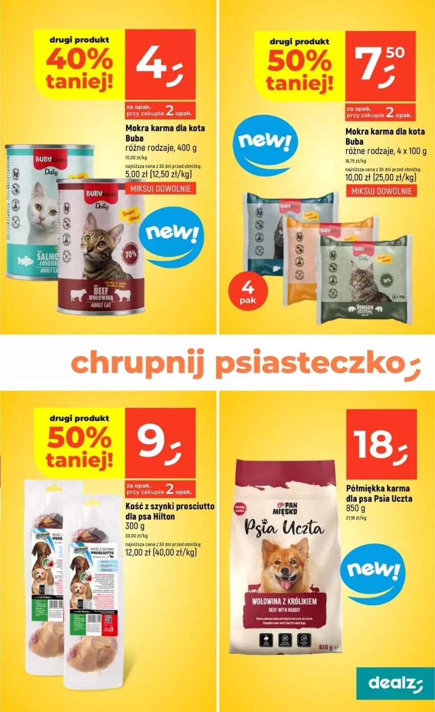 Gazetka promocyjna Dealz - NOWA GAZETKA - ważna 08.01 do 14.01.2026 - strona 41 - produkty: Mokra karma, Prosciutto, Wołowina