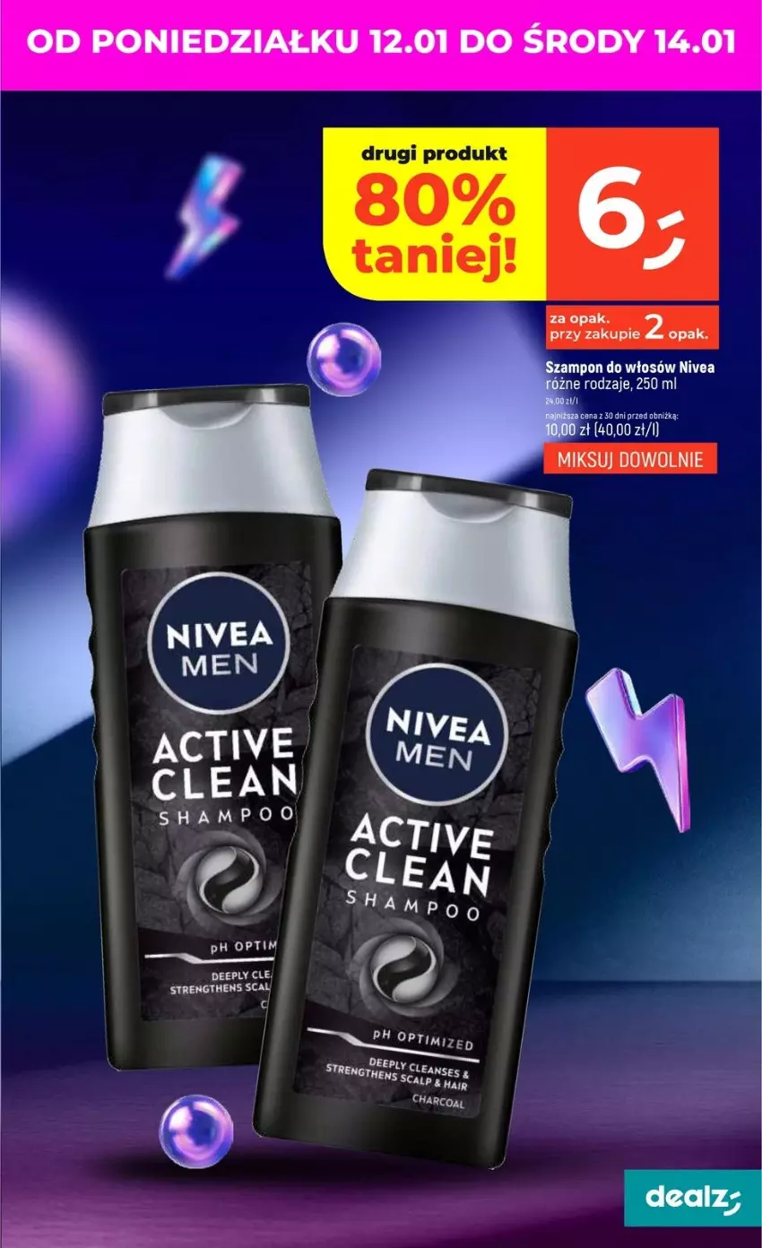 Gazetka promocyjna Dealz - NOWA GAZETKA - ważna 08.01 do 14.01.2026 - strona 45 - produkty: Nivea, Szampon
