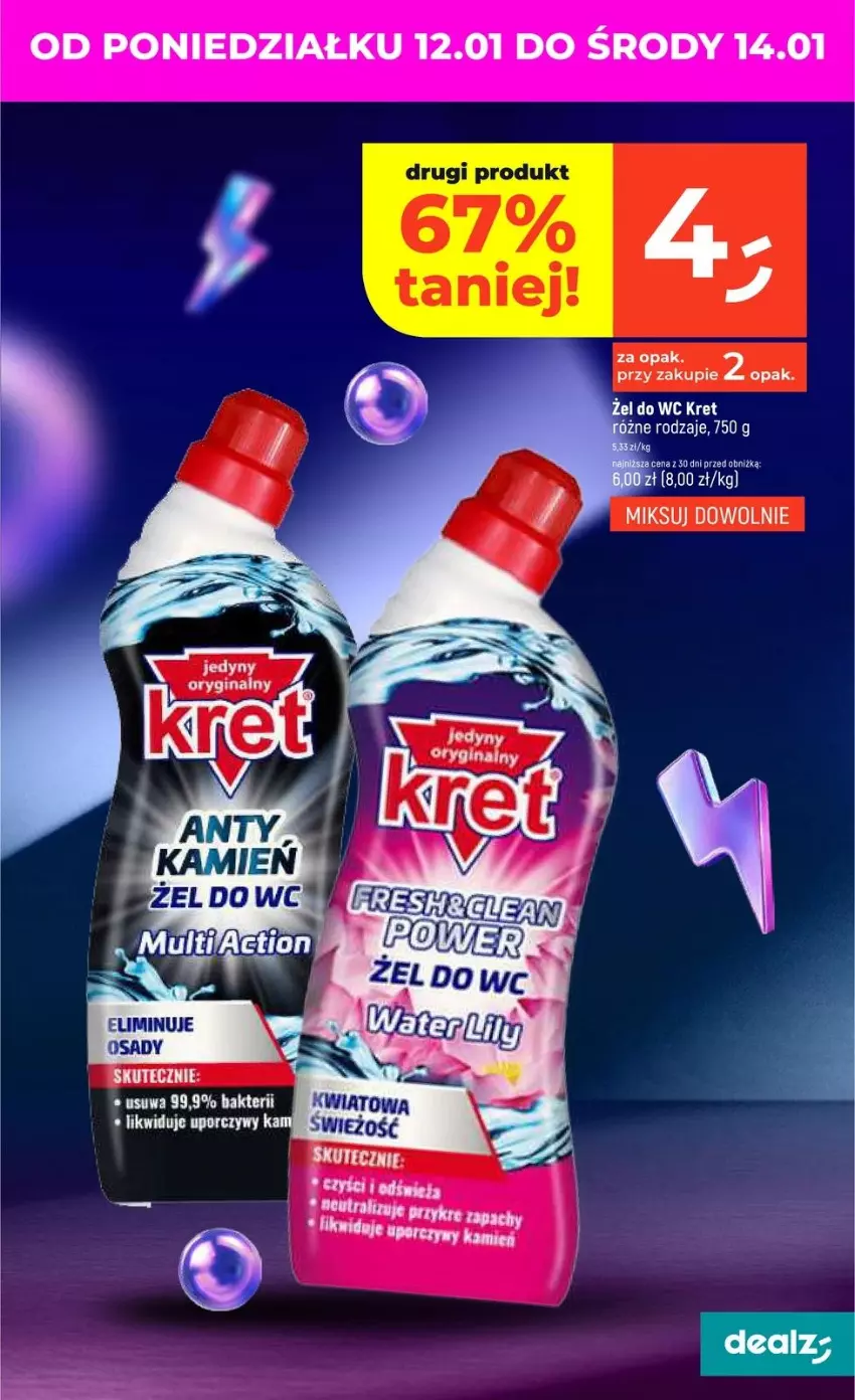 Gazetka promocyjna Dealz - NOWA GAZETKA - ważna 08.01 do 14.01.2026 - strona 47 - produkty: Gin, Kret