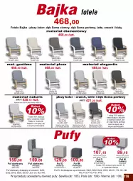 Gazetka promocyjna Bodzio - Gazetka - ważna od 31.12 do 31.12.2023 - strona 119 - produkty: Puf, Gra, Granat, Fotel, Fa