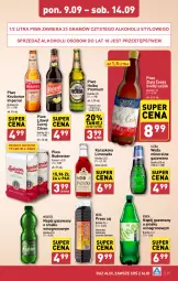 Gazetka promocyjna Aldi - Pełna oferta - Gazetka - ważna od 14.09 do 14.09.2024 - strona 19 - produkty: Piwa, Piwo, Ser, Rum, Mus, Gra, Napój gazowany, Woda mineralna, Woda, Wino, Napój, Fa