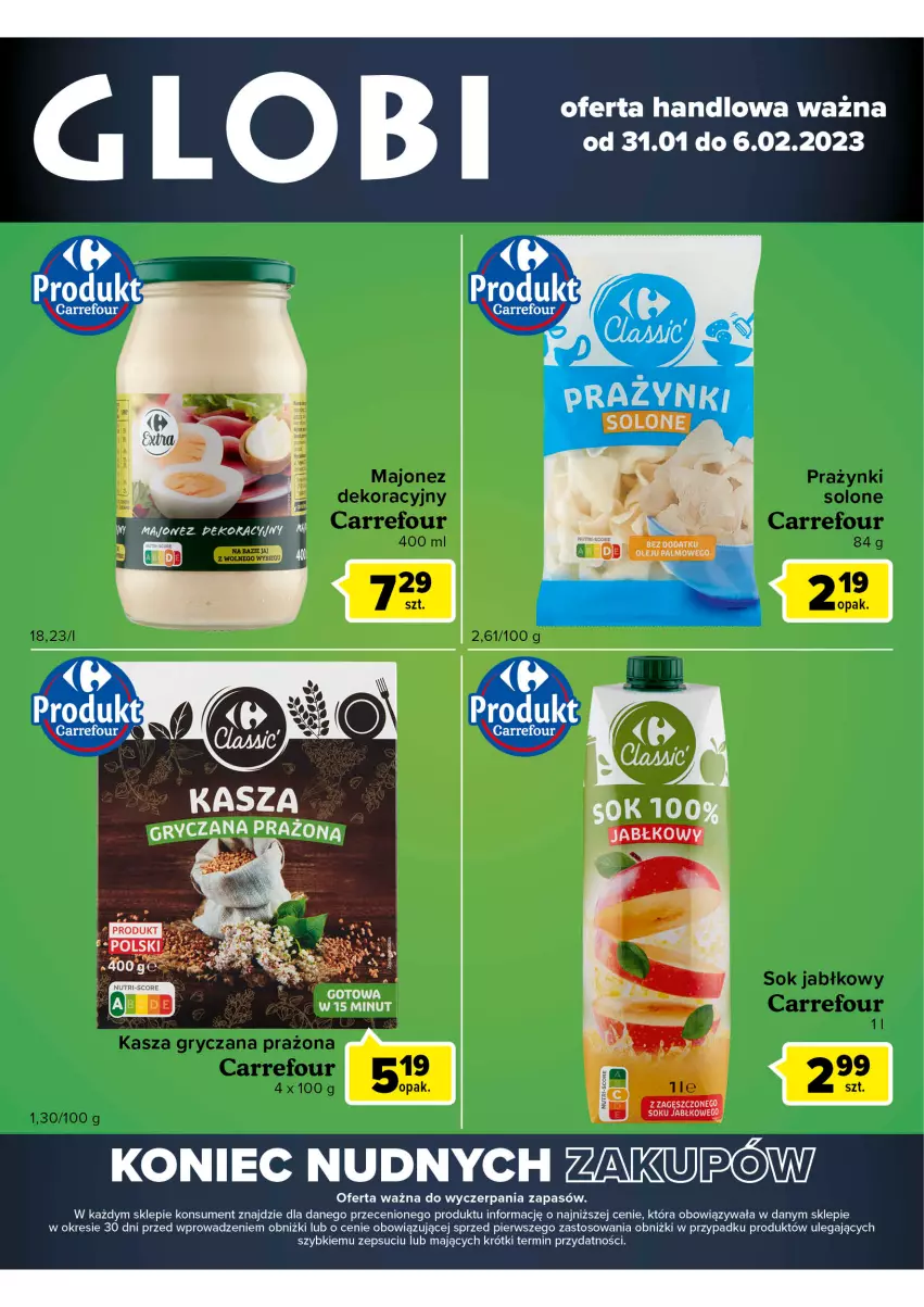 Gazetka promocyjna Carrefour - Gazetka Globi - ważna 31.01 do 06.02.2023 - strona 2 - produkty: Gry, Olej, Sok