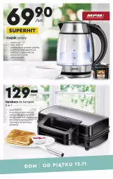 Gazetka promocyjna Biedronka - Okazje tygodnia - Gazetka - ważna od 24.11 do 24.11.2021 - strona 33 - produkty: Piec, Czajnik, Termos, Opiekacz do kanapek, Grzałka