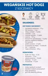 Gazetka promocyjna Lidl - KATALOG USA - Gazetka - ważna od 24.06 do 24.06.2023 - strona 8 - produkty: Ketchup, Cebula, Koncentrat pomidorowy, Sól, Por, Mus, Hot dog, Blender, Papryka, Papryka wędzona, Czosnek, Szal, Płatki owsiane, Laur, Mąka, Oliwa z oliwek, Grill, Musztarda, Oliwa