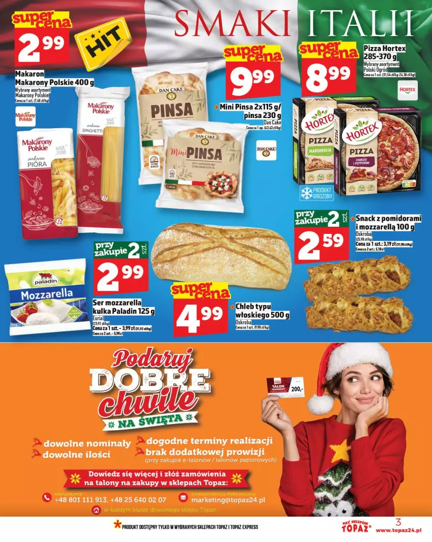 Gazetka promocyjna Topaz - Gazetka - ważna 20.11 do 26.11.2025 - strona 3 - produkty: Dan Cake, Top