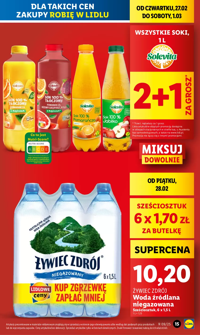 Gazetka promocyjna Lidl - GAZETKA - ważna 27.02 do 01.03.2025 - strona 17 - produkty: LANA, Sok, Wazon, Woda