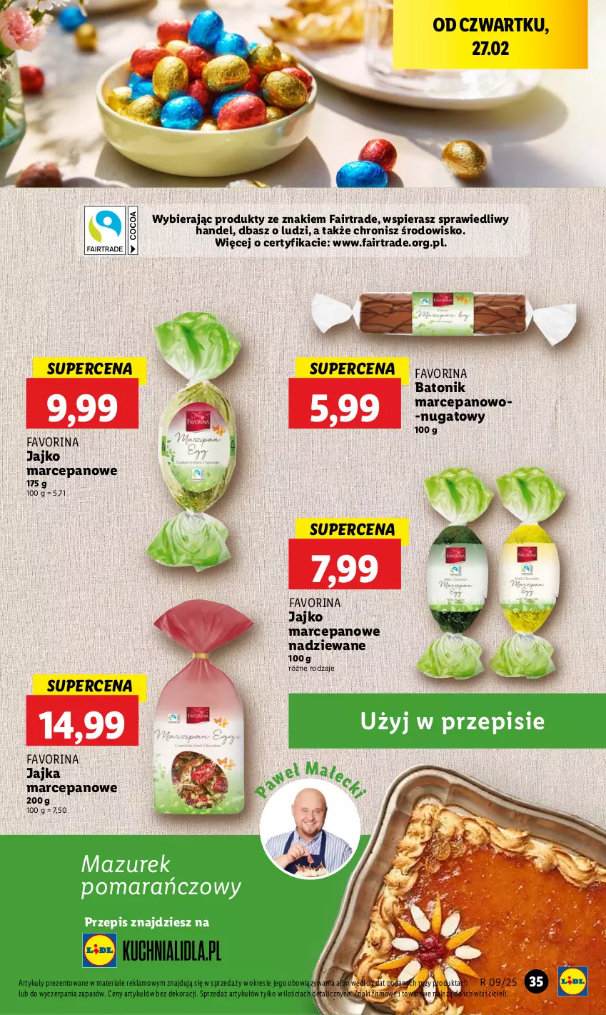 Gazetka promocyjna Lidl - GAZETKA - ważna 27.02 do 01.03.2025 - strona 39 - produkty: Baton, Fa, Tonik