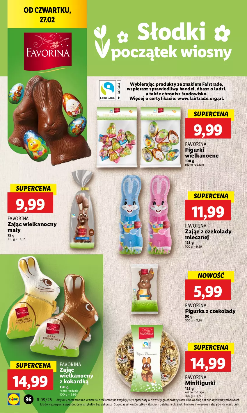 Gazetka promocyjna Lidl - GAZETKA - ważna 27.02 do 01.03.2025 - strona 40 - produkty: Fa, Figurka z czekolady