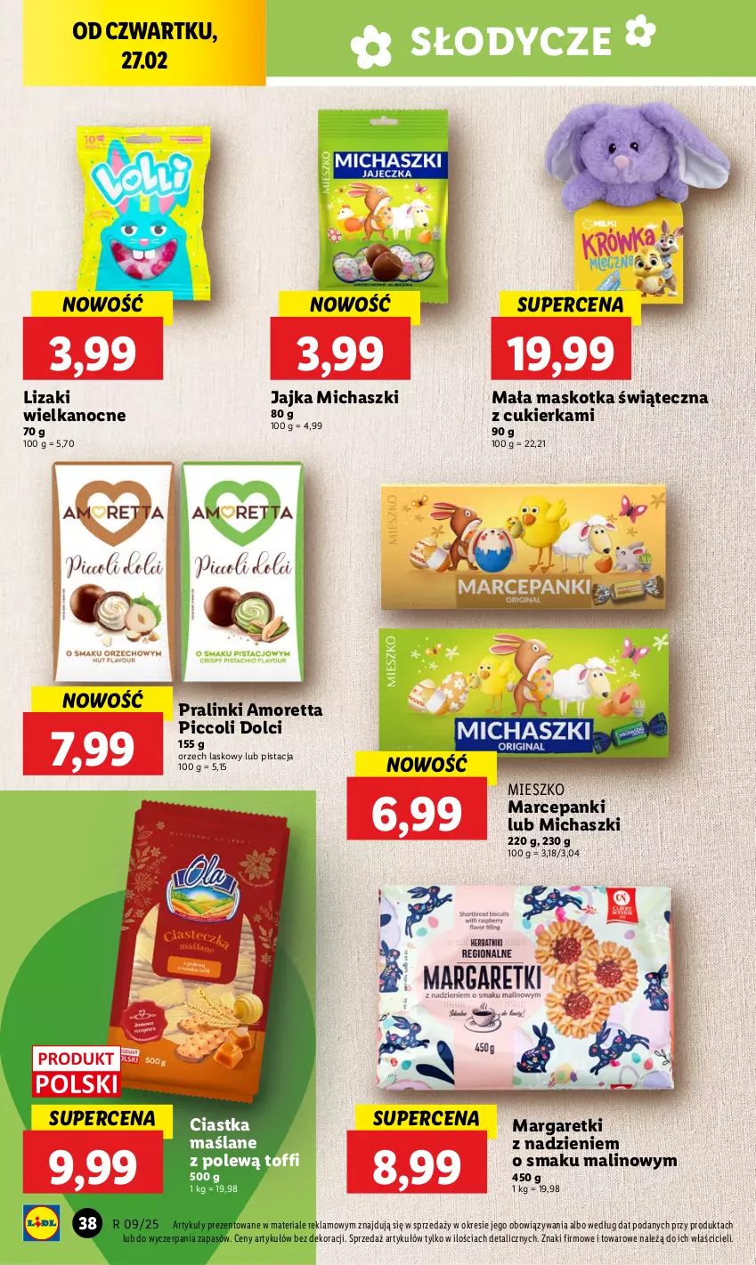 Gazetka promocyjna Lidl - GAZETKA - ważna 27.02 do 01.03.2025 - strona 42 - produkty: Ciastka, Cukier, Lizaki