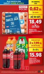 Gazetka promocyjna Lidl - GAZETKA - Gazetka - ważna od 01.03 do 01.03.2025 - strona 15 - produkty: Jaja, Coca-Cola, Fanta, Sprite, Fa