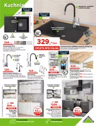 Gazetka promocyjna Leroy Merlin - Gazetka Leroy Merlin - Gazetka - ważna od 10.05 do 10.05.2022 - strona 21 - produkty: Klamka, Sok, Ser, Rum, Por, Gra, Bateria kuchenna, Zlew, Rozdrabniacz, Ociekacz, Kuchnia, Zestaw mebli kuchennych, Zlewozmywak, Tran, Malibu, Sport, Syfon, Bateria, Drzwi, Olej, LG