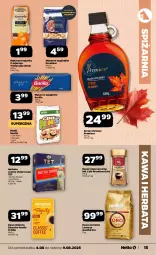 Gazetka promocyjna Netto - Od Poniedziałku - Gazetka - ważna od 09.08 do 09.08.2025 - strona 15 - produkty: Tchibo, Makaron, Kawa rozpuszczalna, Kawa ziarnista, Nesquik, Brit, Kawa mielona, Kawa, Herbata czarna, Lion, Tagliatelle, Spaghetti, Syrop, Lavazza, Cini Minis, Barilla, Herbata, Nestlé, Fa