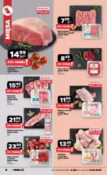 Gazetka promocyjna Netto - Od Poniedziałku - Gazetka - ważna od 09.08 do 09.08.2025 - strona 8 - produkty: Kurczak, Mięso wołowe, Mięso mielone, Szynka wieprzowa, Tatar wołowy, Karkówka wieprzowa, Szynka, Mięso, Podudzie z kurczaka