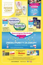 Gazetka promocyjna Auchan - Tygodniowe przeNISKIE CENY Moje Auchan - Gazetka - ważna od 16.04 do 16.04.2022 - strona 4 - produkty: Krakus, Ser, Gin, Inka, Twaróg, Serek, Philadelphia