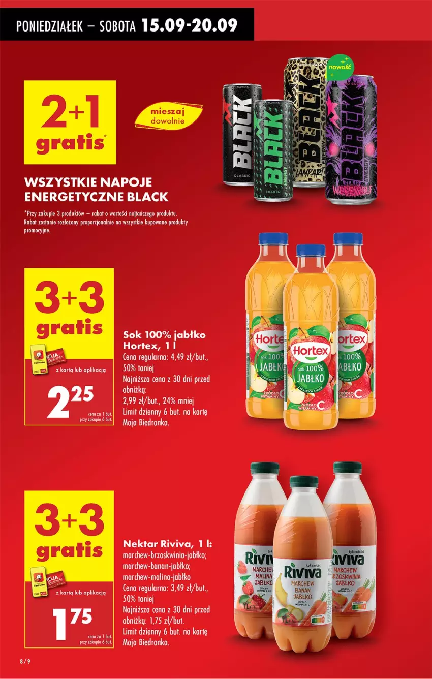 Gazetka promocyjna Biedronka - Od Poniedziałku - ważna 15.09 do 20.09.2025 - strona 10 - produkty: Lack, Napoje, Nektar, Por, Sok