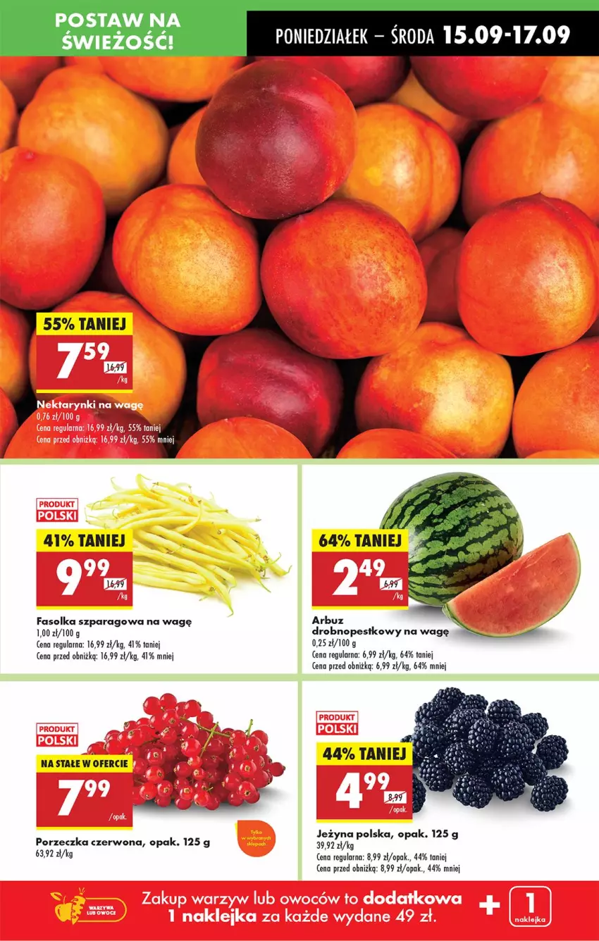Gazetka promocyjna Biedronka - Od Poniedziałku - ważna 15.09 do 20.09.2025 - strona 21 - produkty: Arbuz, Fa, Por