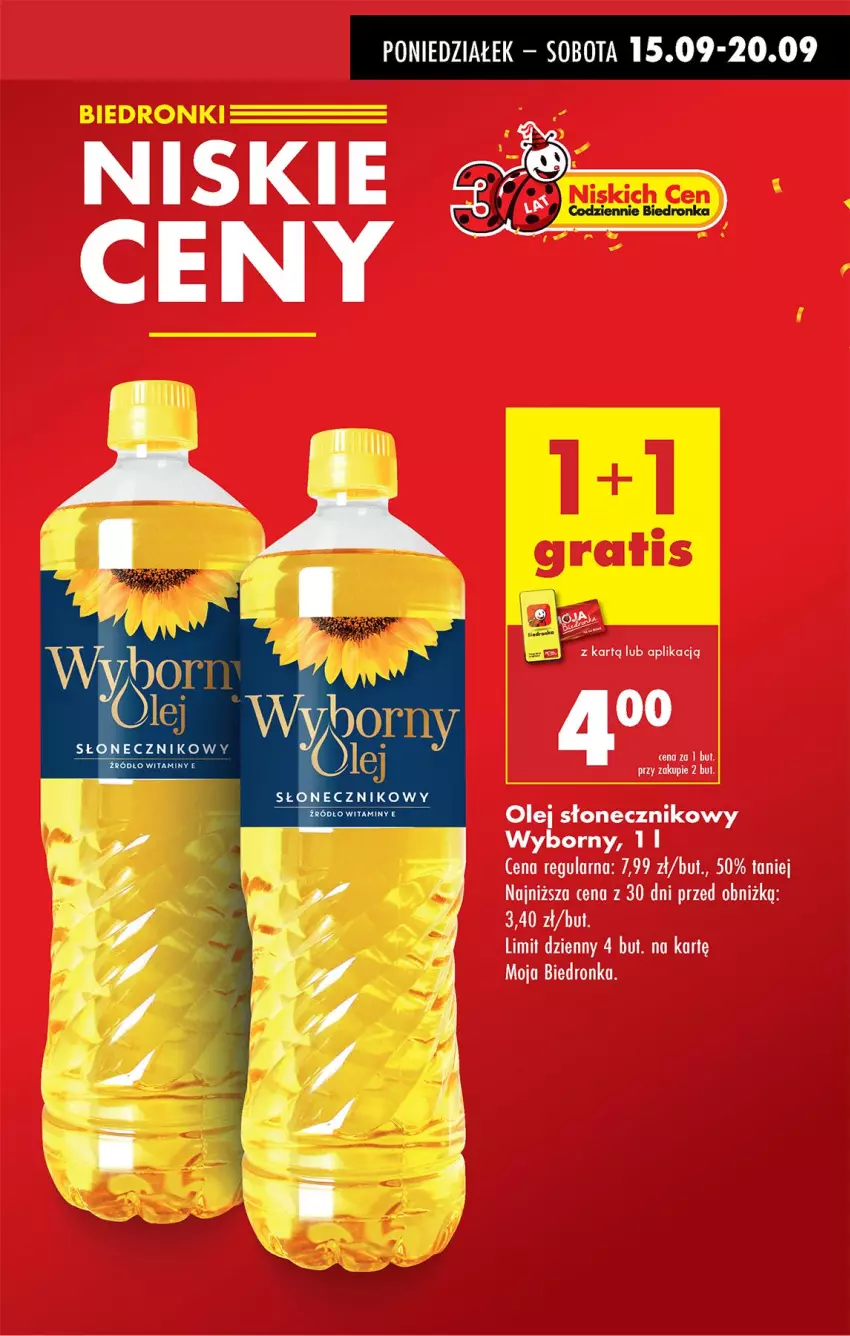 Gazetka promocyjna Biedronka - Od Poniedziałku - ważna 15.09 do 20.09.2025 - strona 5 - produkty: BIC, Olej, Olej słonecznikowy