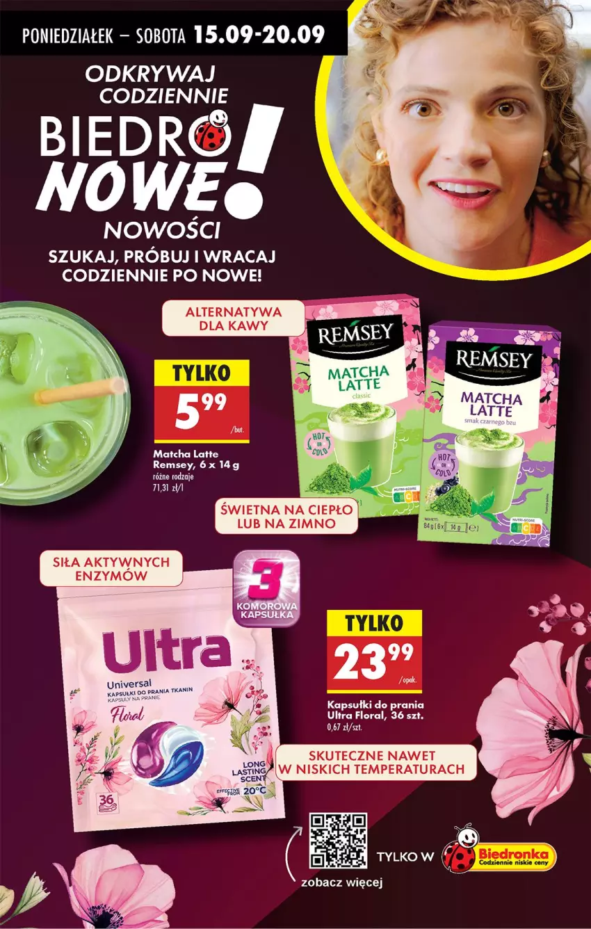 Gazetka promocyjna Biedronka - Od Poniedziałku - ważna 15.09 do 20.09.2025 - strona 61 - produkty: Flora, Kapsułki do prania