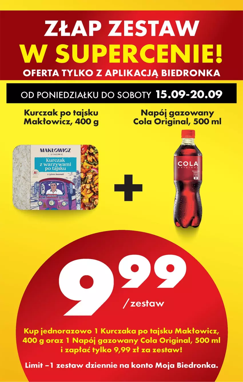 Gazetka promocyjna Biedronka - Od Poniedziałku - ważna 15.09 do 20.09.2025 - strona 74 - produkty: Gin, Kurczak, Napój, Napój gazowany