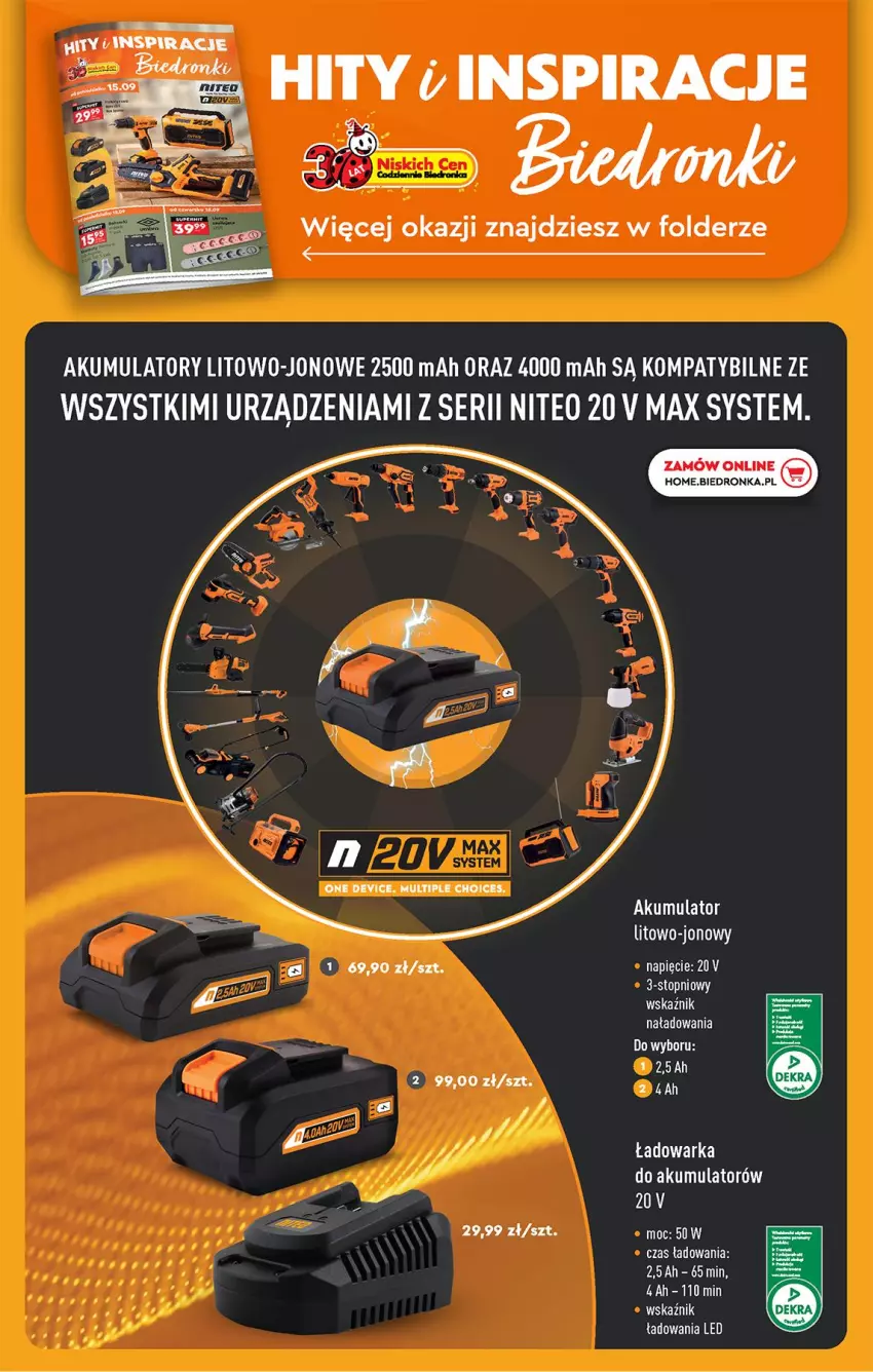 Gazetka promocyjna Biedronka - Od Poniedziałku - ważna 15.09 do 20.09.2025 - strona 78 - produkty: Akumulator, Ser, Top, Warka