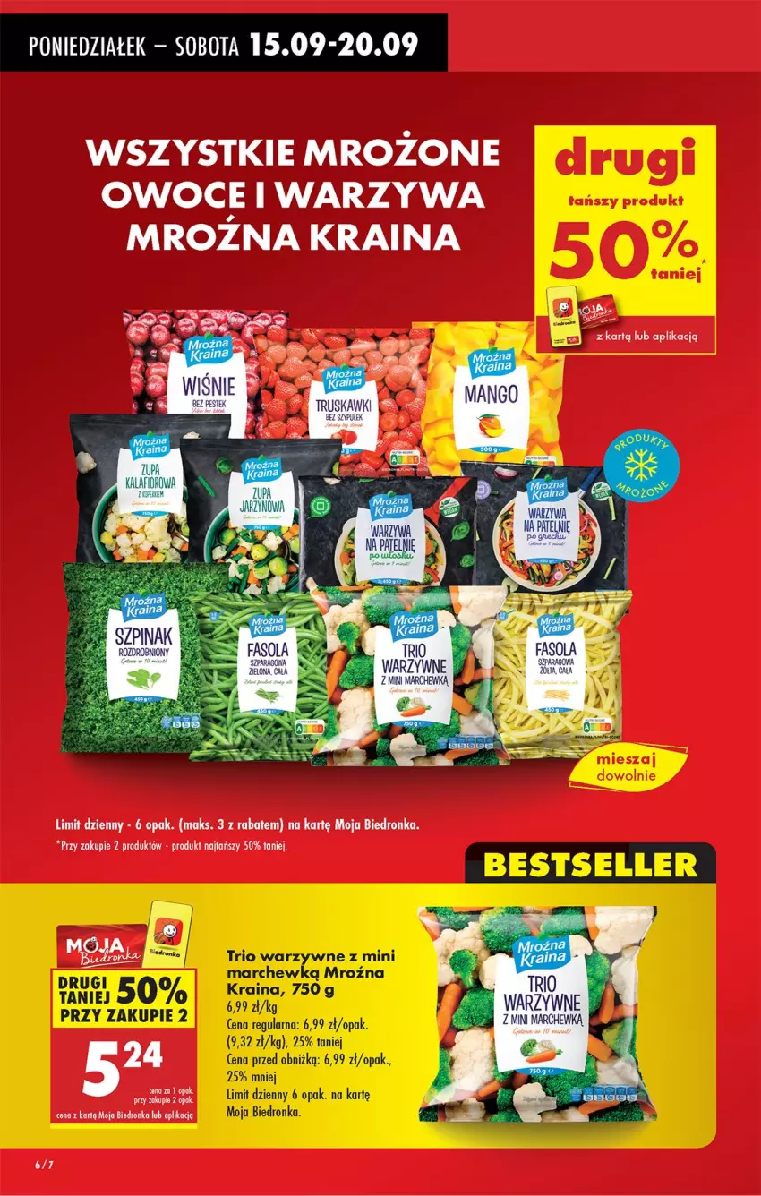 Gazetka promocyjna Biedronka - Od Poniedziałku - ważna 15.09 do 20.09.2025 - strona 8 - produkty: Marchewka