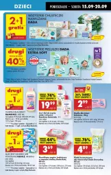 Gazetka promocyjna Biedronka - Od Poniedziałku - Gazetka - ważna od 20.09 do 20.09.2025 - strona 55 - produkty: Ser, Papier, Papier toaletowy, Dada, Serek, Maliny, Oliwka dla dzieci, Płatki kosmetyczne, Dzieci, Deser, Mydło, Nawilżany papier