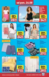 Gazetka promocyjna Aldi - Lato SUPER CEN - Gazetka - ważna od 31.08 do 31.08.2024 - strona 5 - produkty: Spódnica, Pościel, Szorty, Bermudy, Sandał, Poszewka, Wełna, Strój kąpielowy, Kombinezon, Moda, Bikini, Dzieci, Sukienka, Fa