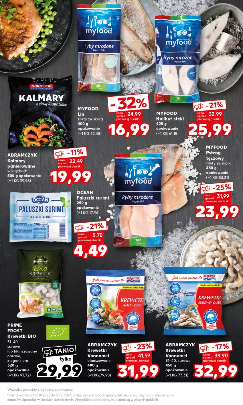 Gazetka promocyjna Kaufland - Mocny Start - ważna 23.10 do 25.10.2023 - strona 13 - produkty: Fa, Frozen, Krewetki, Sos, Surimi