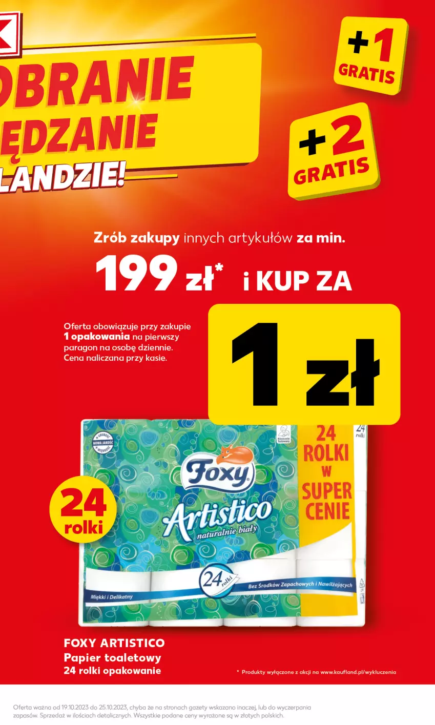 Gazetka promocyjna Kaufland - Mocny Start - ważna 23.10 do 25.10.2023 - strona 3 - produkty: Papier, Papier toaletowy, Rolki