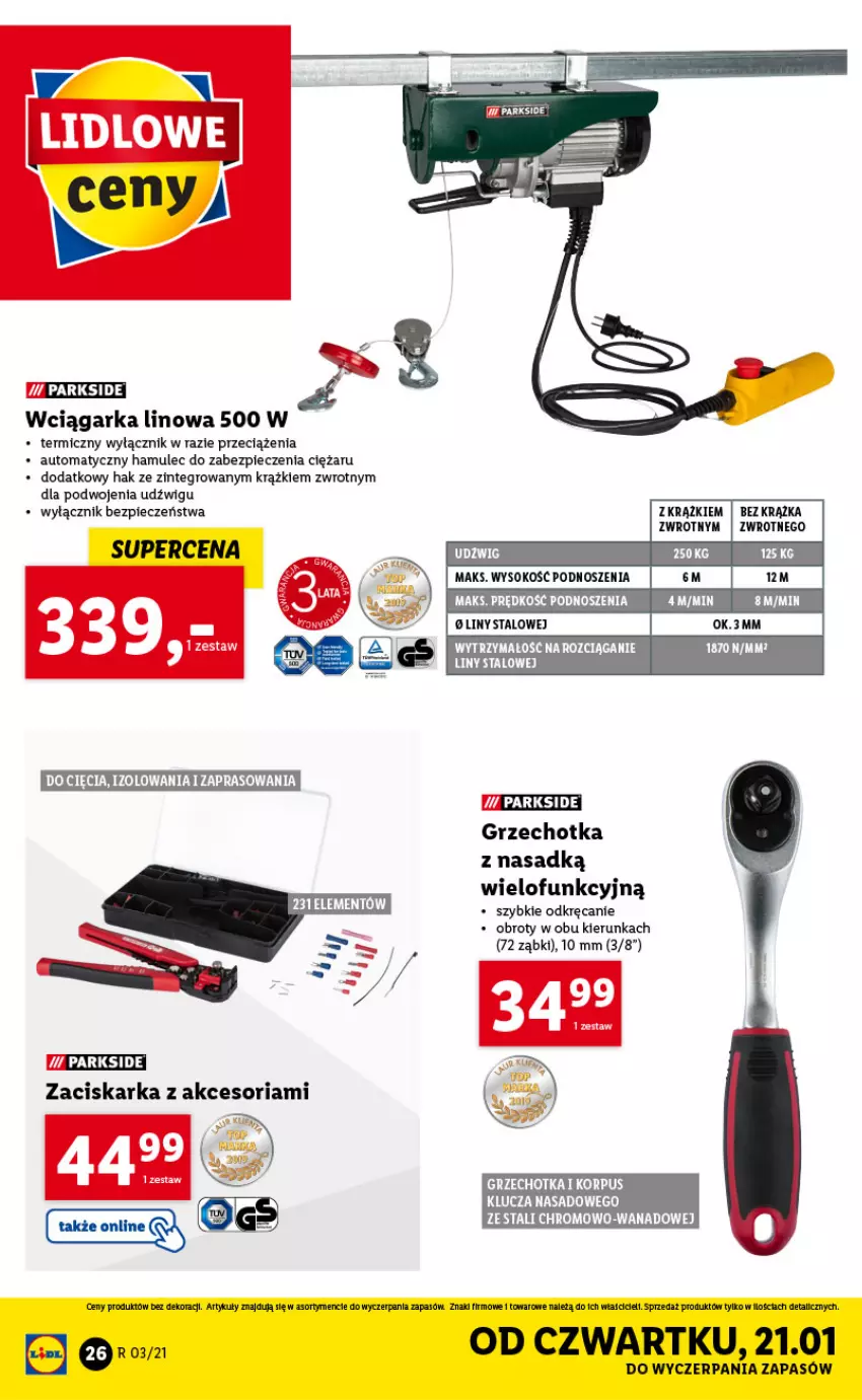 Gazetka promocyjna Lidl - OFERTA Katalog - ważna 18.01 do 23.01.2021 - strona 26