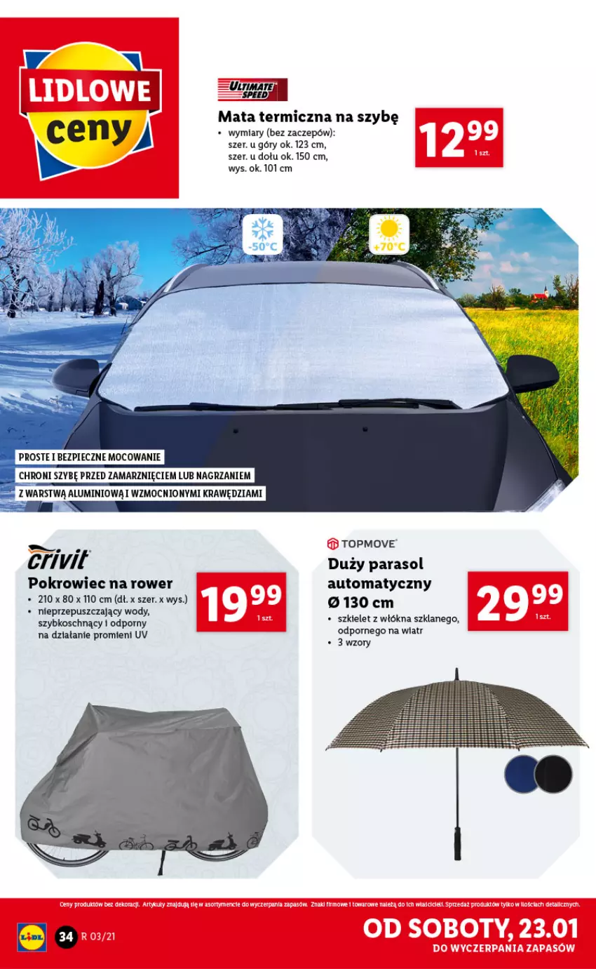 Gazetka promocyjna Lidl - OFERTA Katalog - ważna 18.01 do 23.01.2021 - strona 34