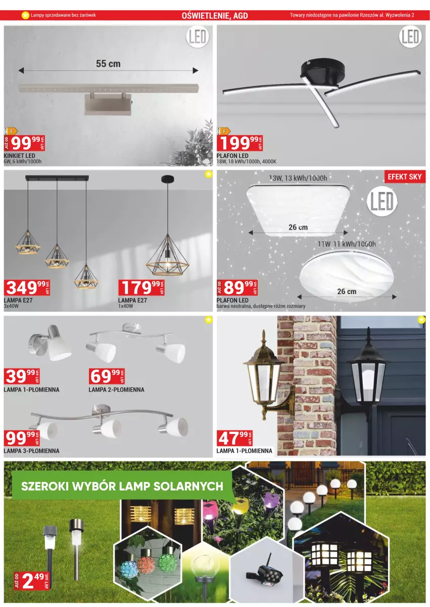 Gazetka promocyjna Merkury Market - ważna 02.05 do 31.05.2024 - strona 49 - produkty: Lampa, Plafon, Plafon LED