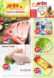 Gazetka promocyjna Prim Market - Gazetka - ważna od 16.03 do 16.03.2022 - strona 1 - produkty: Sok, Sól, Golonka z indyka, Stek, Paluszki rybne, Lion
