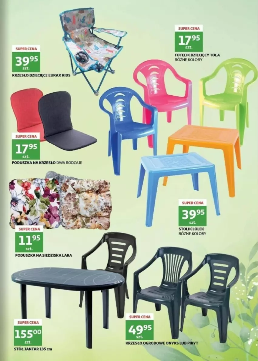 Gazetka promocyjna Auchan - ważna 02.04 do 30.04.2024 - strona 3 - produkty: Dzieci, Fotel, Fotelik, Poduszka, Stolik