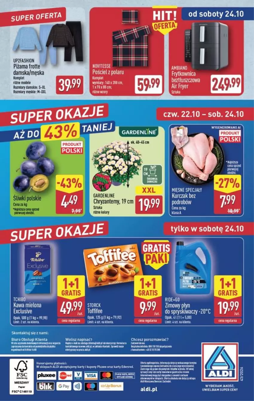 Gazetka promocyjna Aldi - Oferta weekendowa - ważna 22.10 do 24.10.2026 - strona 10 - produkty: Fa, Mus, Piżama, Pościel