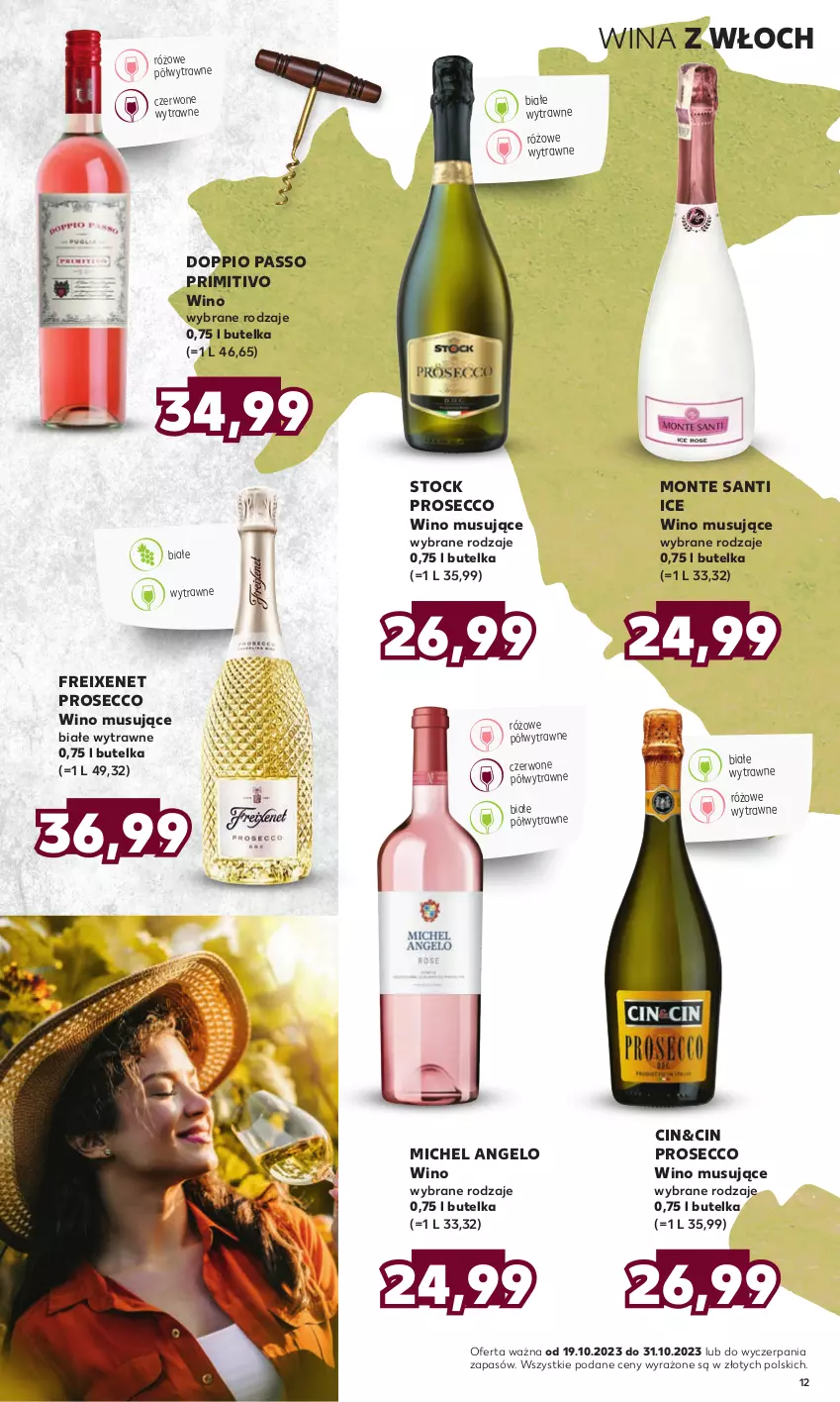 Gazetka promocyjna Kaufland - Barek Kauflandu - ważna 19.10 do 31.10.2023 - strona 12 - produkty: Monte, Monte Santi, Mus, Prosecco, Stock, Wino, Wino musujące