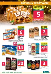 Gazetka promocyjna Dealz - Gazetka na otwarcie - Siedlce - Gazetka - ważna od 03.12 do 03.12.2021 - strona 3 - produkty: HiPP, Ciastka, Toblerone, Gra, Kawa ziarnista, Chipsy, Kawa, Coca-Cola, Twix, Czekolada, Napój gazowany, Mars, Artykuły spożywcze, Toffifee, Pringles, Alcon, Haribo, Napój, Biszkopty, Kinder