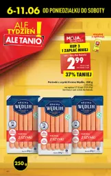 Gazetka promocyjna Biedronka - Gazetka - ważna od 11.06 do 11.06.2022 - strona 4 - produkty: Parówki, Parówki z szynki