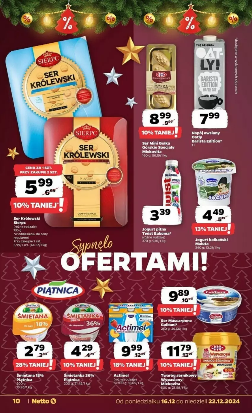 Gazetka promocyjna Netto - ważna 16.12 do 22.12.2024 - strona 2 - produkty: Bakoma, Galbani, Piątnica