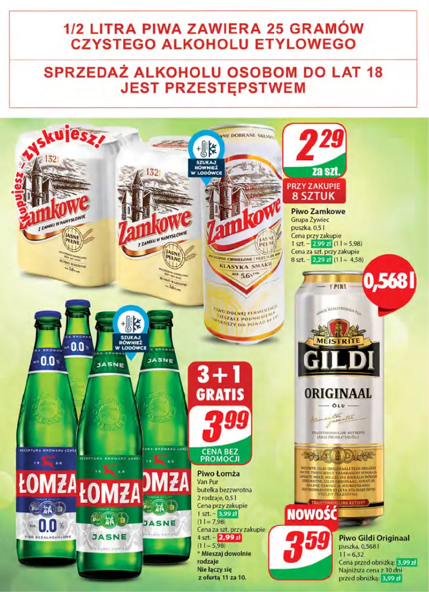 Gazetka promocyjna Dino - Gazetka 40 / 2024 - ważna 02.10 do 08.10.2024 - strona 46 - produkty: Gin, Gra, Piwa, Piwo, Por, Pur