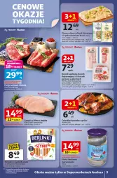 Gazetka promocyjna Auchan - Wielkie przeboje cenowe Supermarket - Gazetka - ważna od 08.10 do 08.10.2025 - strona 5 - produkty: Kurczak, Por, Gra, Parówki, Parówki z szynki, Boczek, Grill, Berlinki