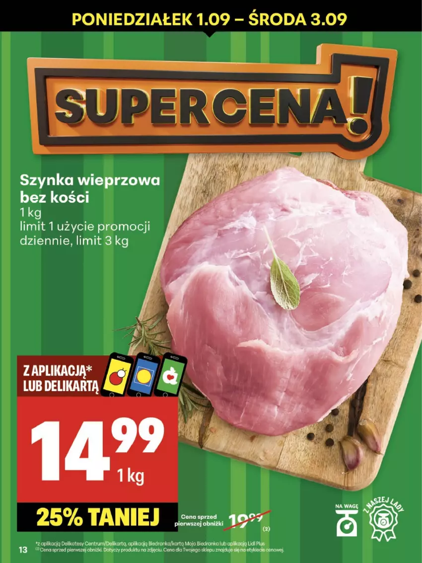 Gazetka promocyjna Delikatesy Centrum - Franczyza DC35 Czwartek - ważna 28.08 do 03.09.2025 - strona 13 - produkty: Rum, Szynka, Szynka wieprzowa