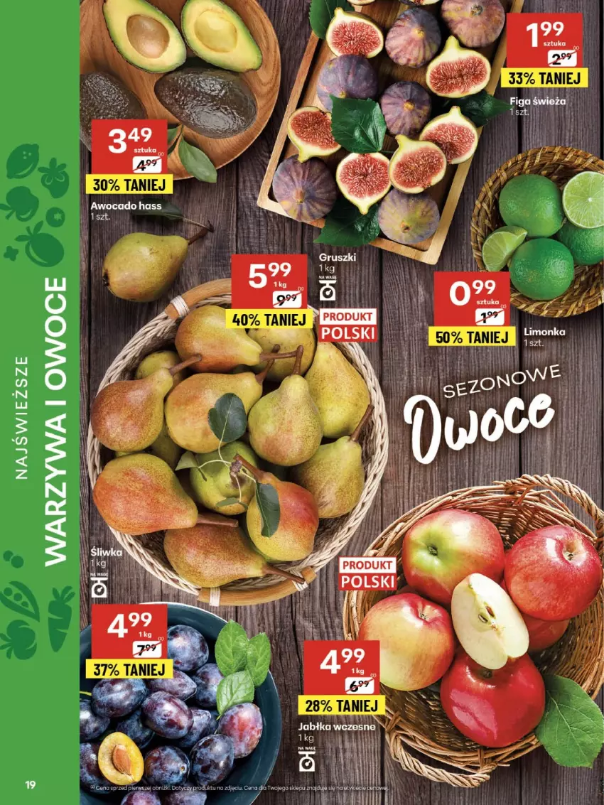 Gazetka promocyjna Delikatesy Centrum - Franczyza DC35 Czwartek - ważna 28.08 do 03.09.2025 - strona 19 - produkty: Owoce, Por, Tran, Warzywa, Warzywa i owoce